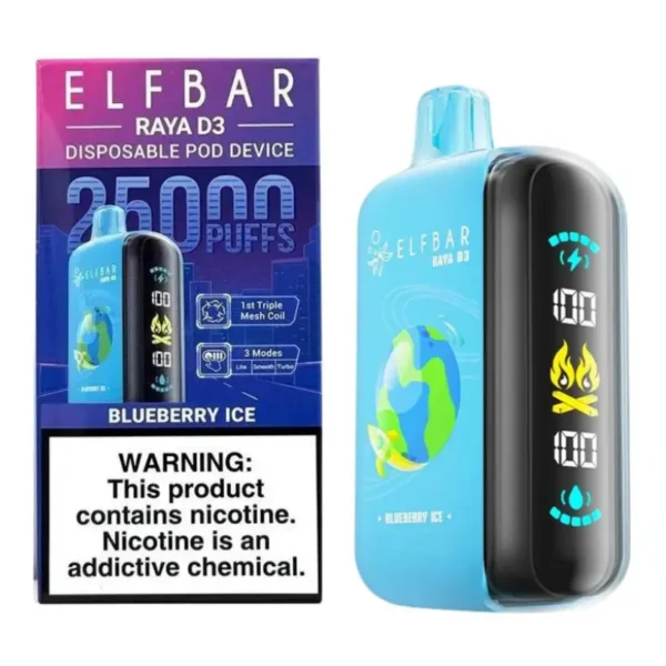 ELF BAR 25K Puffs 25000 RAYA D3 Vape Desechable Almacén UE