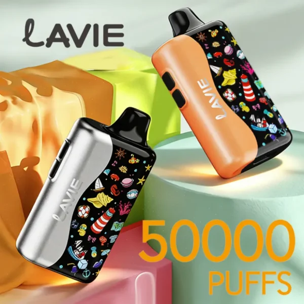 Lavie 50K Puffs 50000 Mejor Cigarrillo Electrónico Desechable Venta Al Por Mayor Envío Gratuito