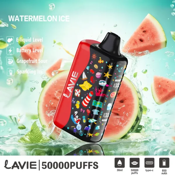 Lavie 50K Puffs 50000 Mejor Cigarrillo Electrónico Desechable Venta Al Por Mayor Envío Gratuito