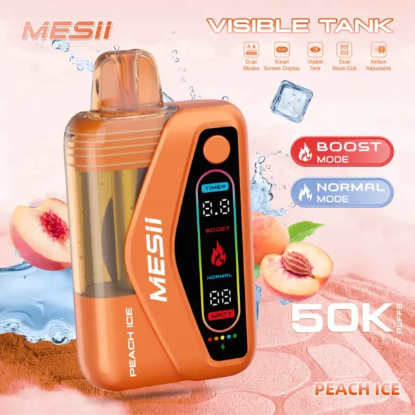 Mesii 50K Puffs Visible Tank Dual Mode Cigarrillo Electrónico Desechable 50000 Envío Gratuito