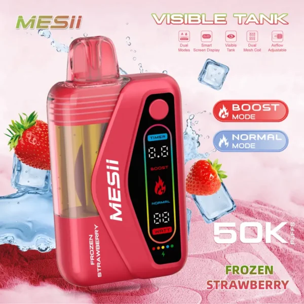 Mesii 50K Puffs Visible Tank Dual Mode Cigarrillo Electrónico Desechable 50000 Envío Gratuito