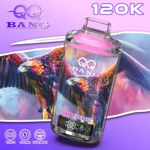 QQ Bang 120K Puffs Crystal Cigarrillo Electrónico Desechable Barato 120000 Envío Gratuito