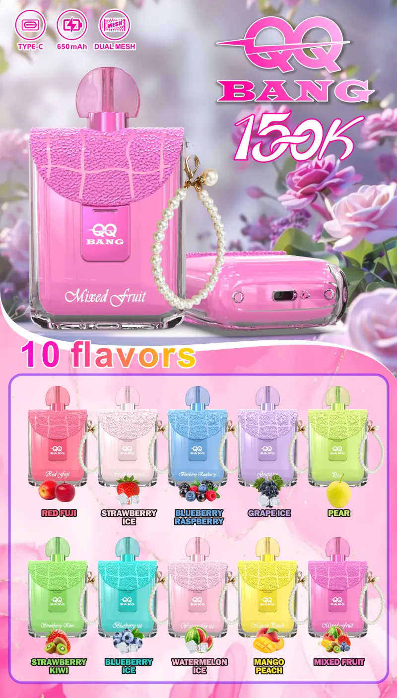 QQ Bang 150K Puffs 150000 Mejor Vape Desechable Envío Gratuito