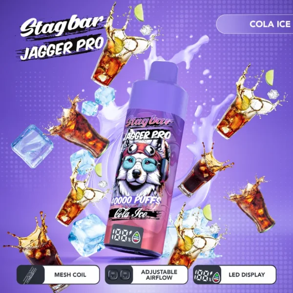 Stagbar Jagger Pro 40K Puffs 40000 Cigarrillo Electrónico Desechable Venta Al Por Mayor Almacén UE