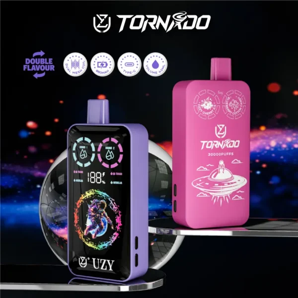 UZY 30K Puffs 30000 Tornado 2 En 1 Cigarrillo Electrónico Desechable Venta Al Por Mayor Envío Gratuito