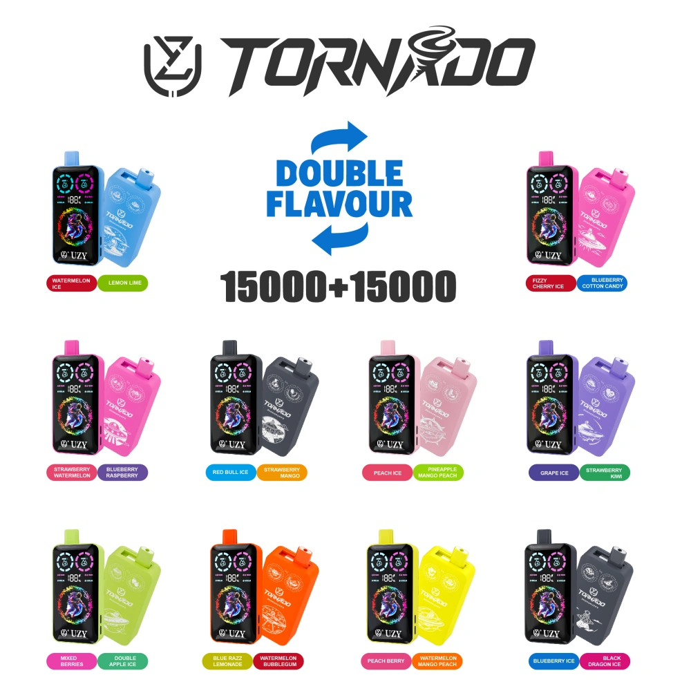 UZY 30K Puffs 30000 Tornado 2 En 1 Cigarrillo Electrónico Desechable Venta Al Por Mayor Envío Gratuito