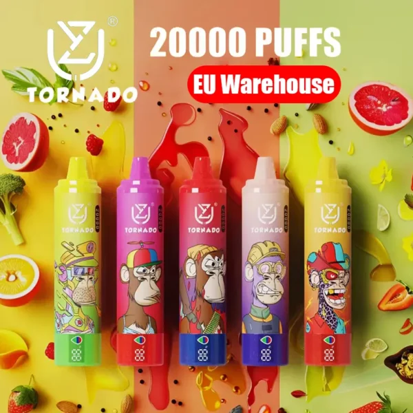 UZY Tornado 20000 Puffs Vape Desechable Venta Al Por Mayor Almacén UE
