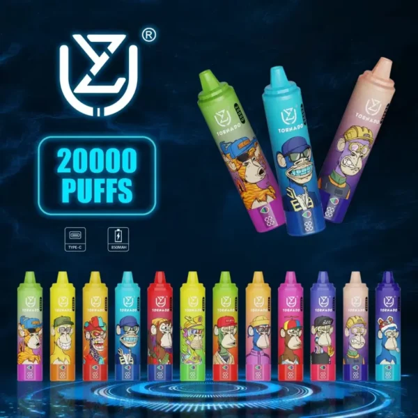 UZY Tornado 20000 Puffs Vape Desechable Venta Al Por Mayor Almacén UE