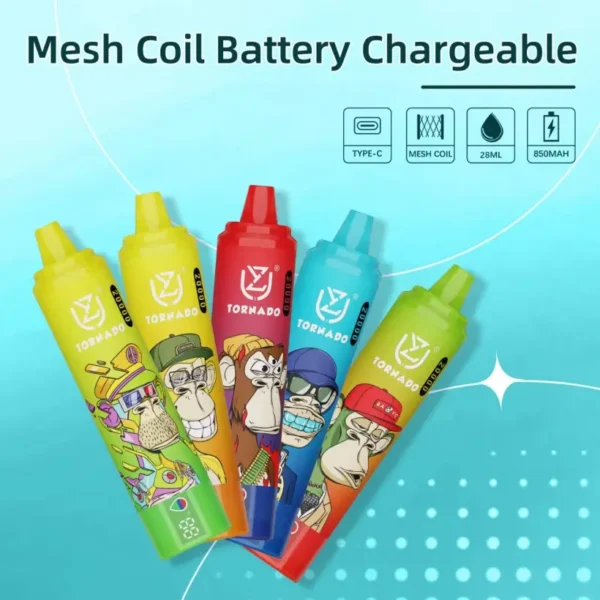 UZY Tornado 20000 Puffs Vape Desechable Venta Al Por Mayor Almacén UE