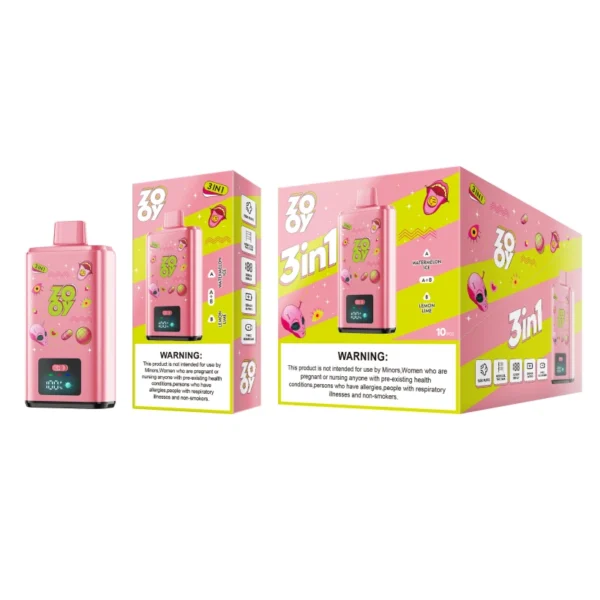 Zooy 150K Puffs 150000 Sabores Triples Vape Desechable 3 En 1 Venta Al Por Mayor Almacén De La UE
