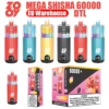 ZOOY Mega 60K Puffs 60000 DTL Shisha Cigarrillo Electrónico Desechable Venta Al Por Mayor Almacén UE
