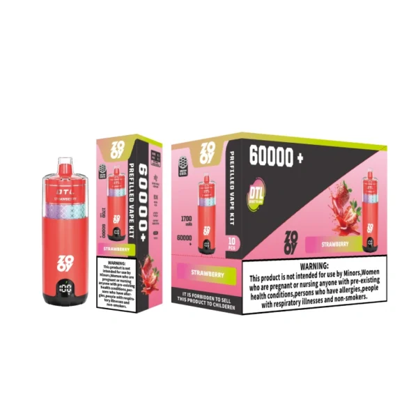 ZOOY Mega 60K Puffs 60000 DTL Shisha Cigarrillo Electrónico Desechable Venta Al Por Mayor Almacén UE
