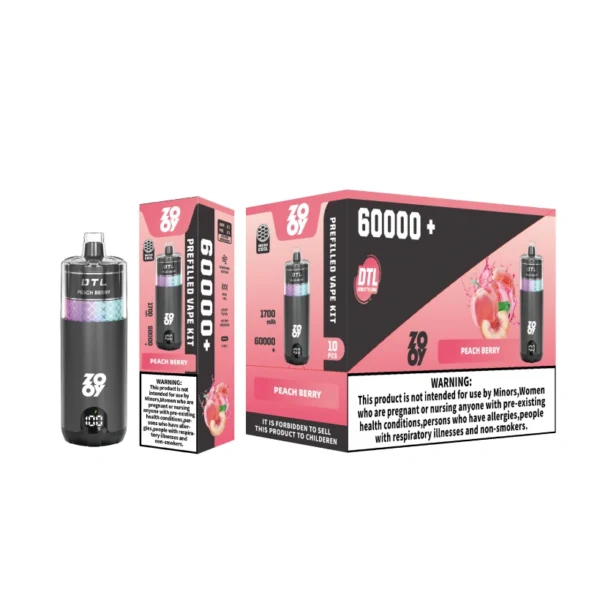 ZOOY Mega 60K Puffs 60000 DTL Shisha Cigarrillo Electrónico Desechable Venta Al Por Mayor Almacén UE