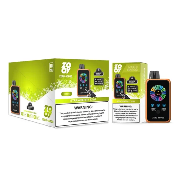ZOOY ZERO 45K Puffs 45000 Control De Nicotina Y Hielo Vape Desechable Venta Al Por Mayor Almacén UE