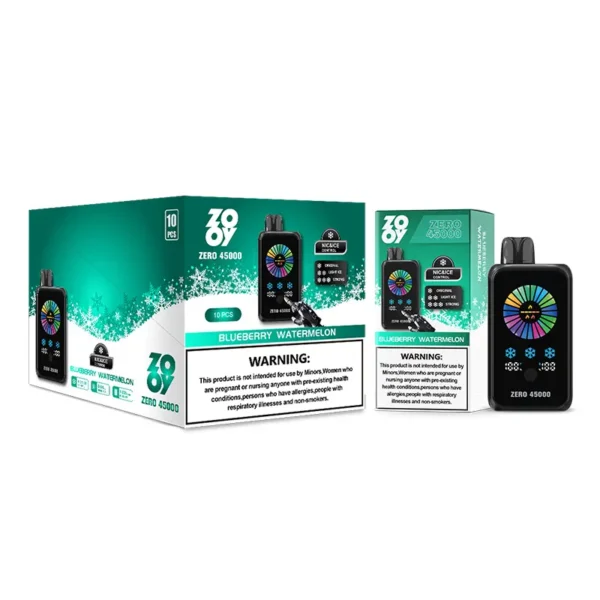 ZOOY ZERO 45K Puffs 45000 Control De Nicotina Y Hielo Vape Desechable Venta Al Por Mayor Almacén UE