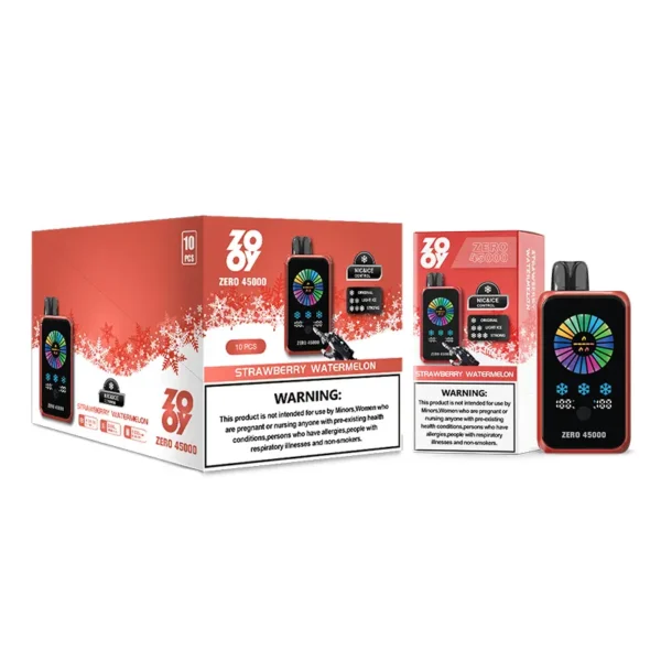ZOOY ZERO 45K Puffs 45000 Control De Nicotina Y Hielo Vape Desechable Venta Al Por Mayor Almacén UE