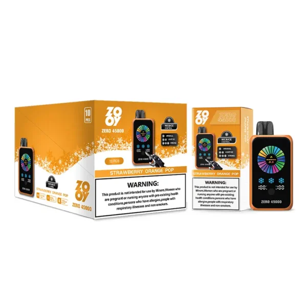ZOOY ZERO 45K Puffs 45000 Control De Nicotina Y Hielo Vape Desechable Venta Al Por Mayor Almacén UE