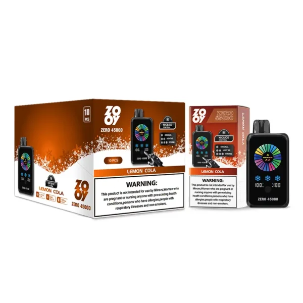 ZOOY ZERO 45K Puffs 45000 Control De Nicotina Y Hielo Vape Desechable Venta Al Por Mayor Almacén UE