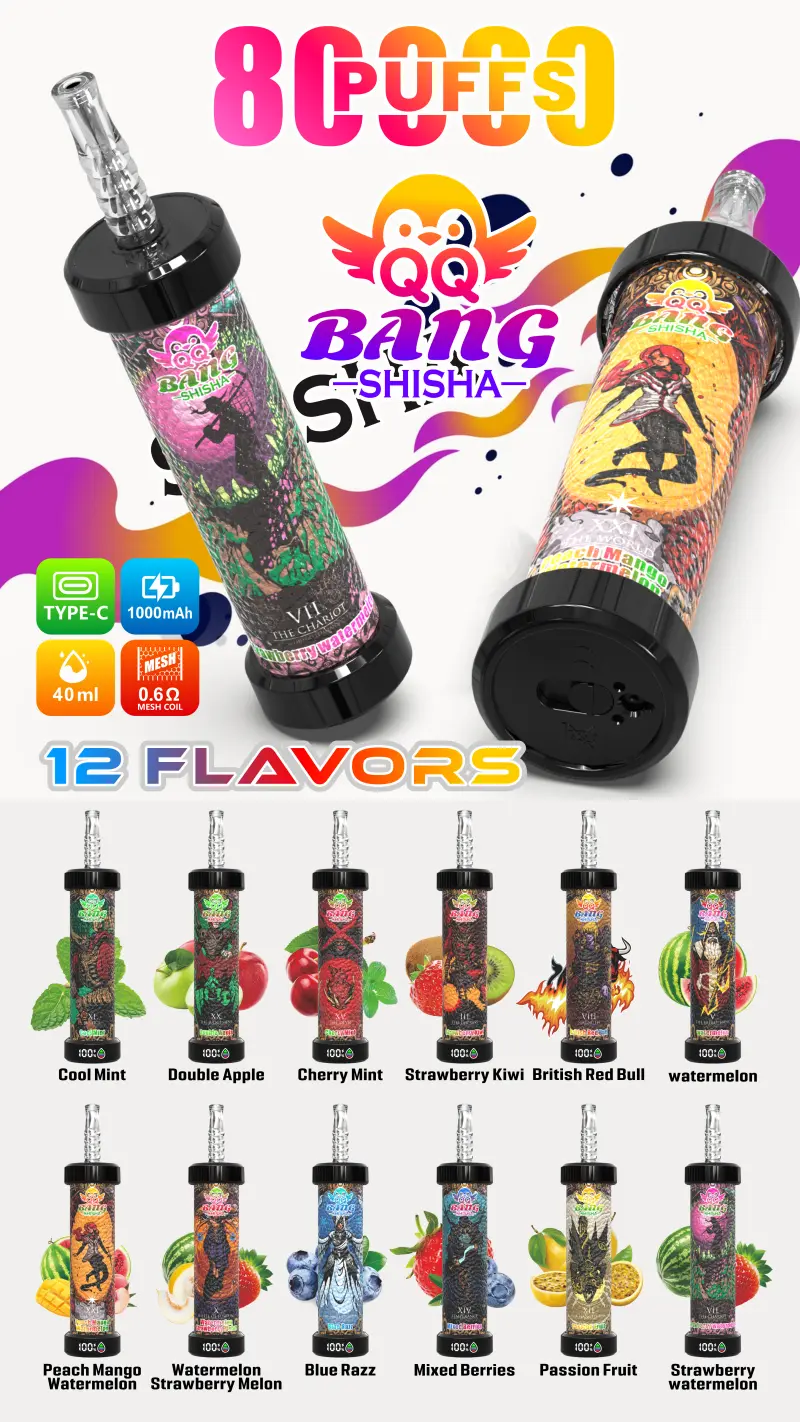 QQ Bang Shisha 80000 Caladas Tienda Vaper Desechable Envío Gratis 16 QQ Bang Shisha 80000 Caladas Mejor Vape Desechable Envío Gratis