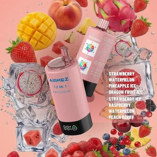 Airmez 300K Caladas 12 en 1 Vaper Desechable Almacén UE