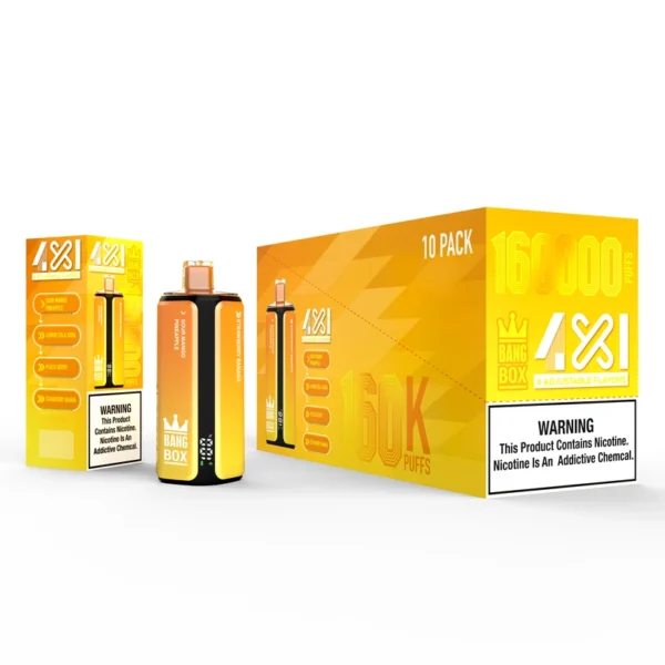 Bang Box 160K Caladas 4 en 1 Sabores Ajustables Vaper Desechable Tienda Envío Gratis