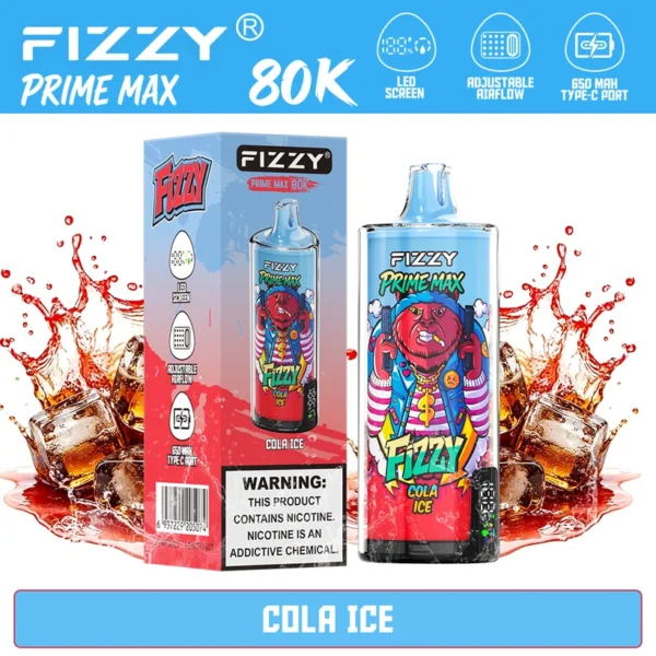 Fizzy 80K Caladas Prime Max Vape Desechable Almacén UE Envío Gratis