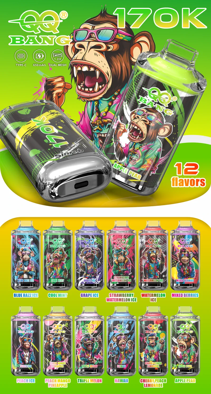 QQ Bang 170K Caladas Crystal Vape Desechable Venta Al Por Mayor Precio Económico Envío Gratis 16 QQ Bang 170K Caladas Crystal Vape Desechable Venta Al Por Mayor Precio Económico Envío Gratis