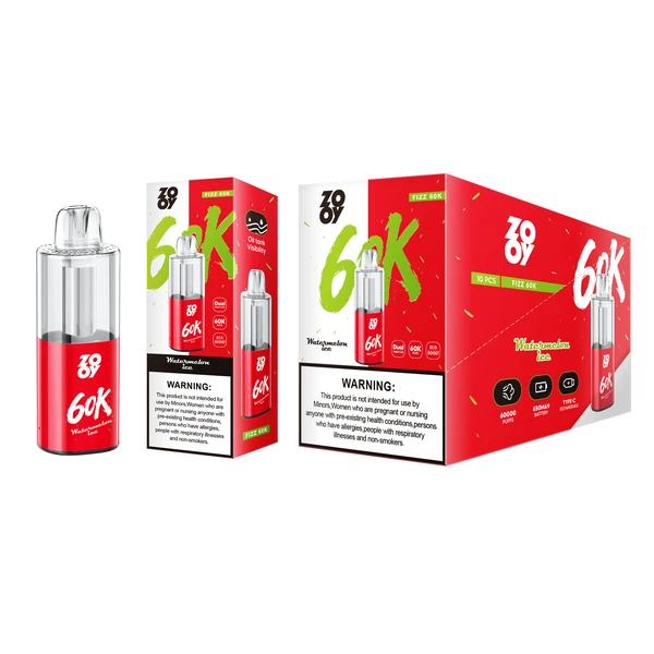 ZOOY 60K Caladas Crystal Vaper Desechable Almacén UE Envío Gratis
