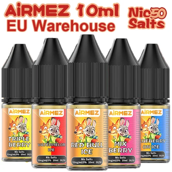 Airmez 10ml E-Liquid Caladas Puffs para venta al por mayor