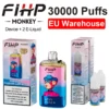 FIHP 30k Caladas 30000 Puff Monkey Refillable E Liquid