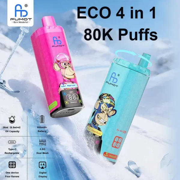 Fumot 80k Caladas Puffs ECO 4 in 1 Comprar vape