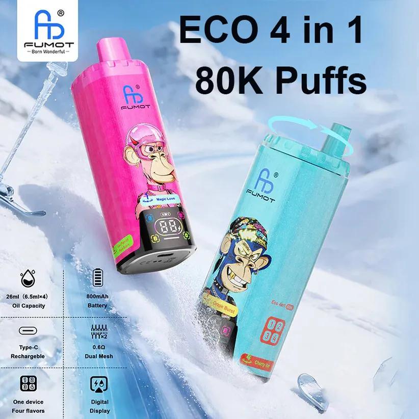 Fumot 80k Caladas Puffs ECO 4 in 1 Comprar vape bdesechables al por mayor 1 Fumot 80k Caladas Puffs ECO 4 in 1 Comprar vape