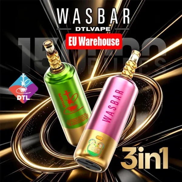 Wasbar 150K Caladas Puff 3 in 1 DTL Vaping Comprar Vape