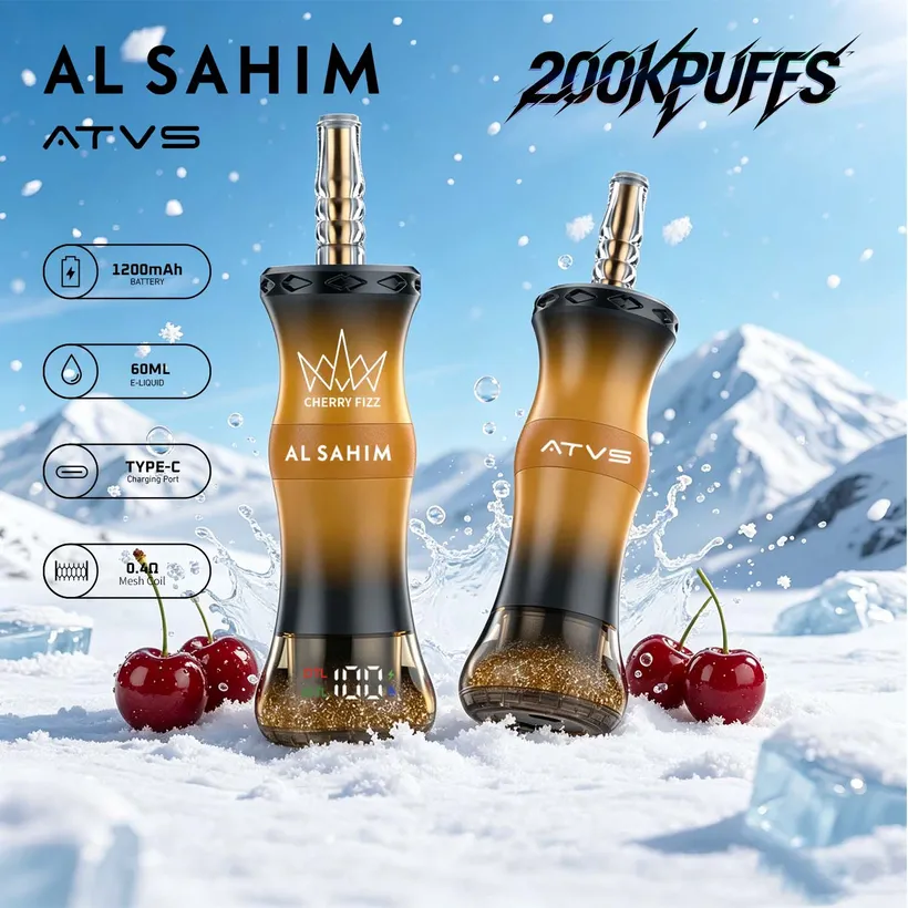 ATVS 200K Caladas Puffs AL SAHIM Shisha Comprar vape desechables al por mayor 8 ATVS 200K Caladas Puffs AL SAHIM Shisha Comprar vape