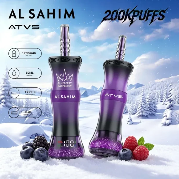 ATVS 200K Caladas Puffs AL SAHIM Shisha Comprar vape desechables al por mayor 14 ATVS 200K Caladas Puffs AL SAHIM Shisha Comprar vape