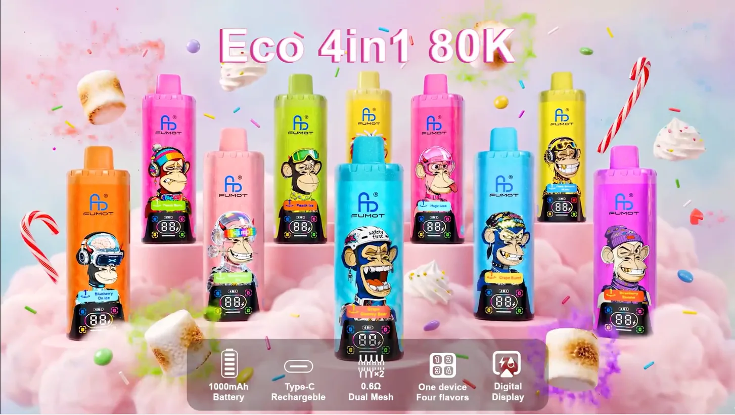 Fumot 80k Caladas Puffs ECO 4 in 1 Comprar vape bdesechables al por mayor 14 Fumot 80k Caladas Puffs ECO 4 in 1 Comprar vape
