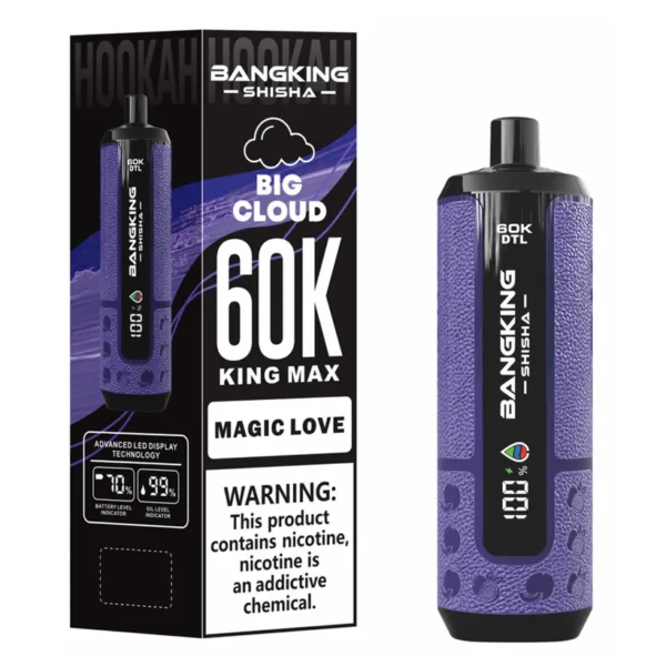 Bang King 60000 Caladas 60k Puffs Shisha