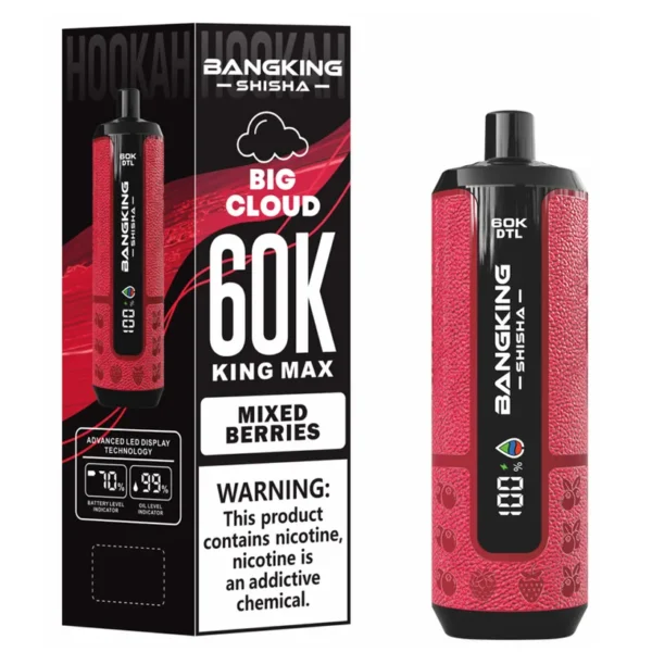 Bang King 60000 Caladas 60k Puffs Shisha