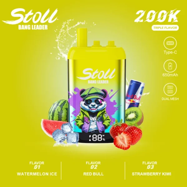 Bang Leader Stoll 200K Caladas Puffs 3 in 1 Comprar vape desechable al por mayor 14 Bang Leader Stoll 200K Caladas Puffs 3 in 1 Comprar vape
