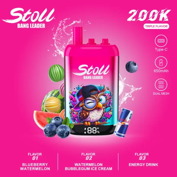 Bang Leader Stoll 200K Caladas Puffs 3 in 1 Comprar vape desechable al por mayor 13 Bang Leader Stoll 200K Caladas Puffs 3 in 1 Comprar vape