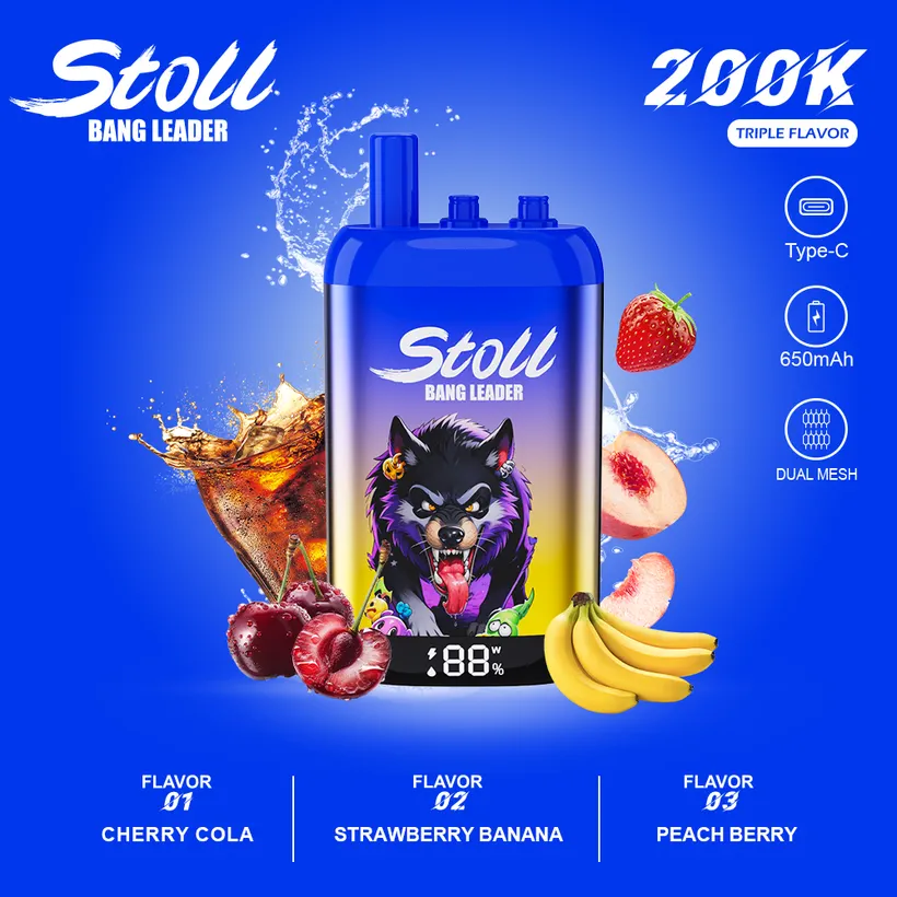 Bang Leader Stoll 200K Caladas Puffs 3 in 1 Comprar vape desechable al por mayor 5 Bang Leader Stoll 200K Caladas Puffs 3 in 1 Comprar vape