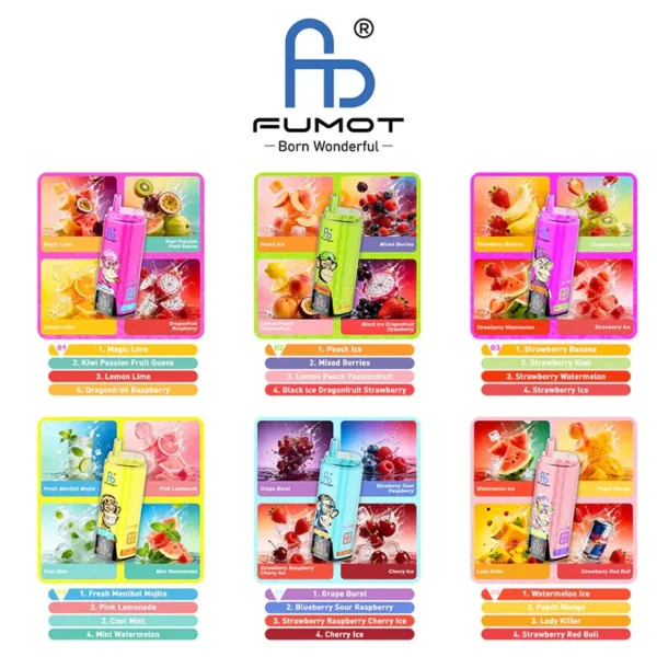 Fumot 80k Caladas Puffs ECO 4 in 1 Comprar vape bdesechables al por mayor 11 Fumot 80k Caladas Puffs ECO 4 in 1 Comprar vape
