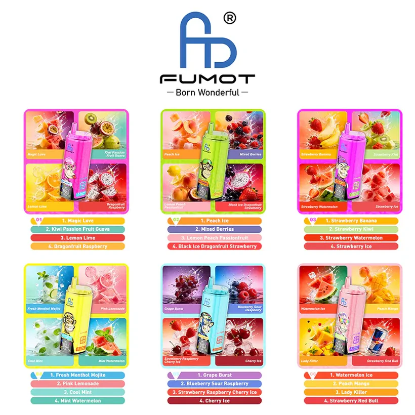 Fumot 80k Caladas Puffs ECO 4 in 1 Comprar vape bdesechables al por mayor 5 Fumot 80k Caladas Puffs ECO 4 in 1 Comprar vape