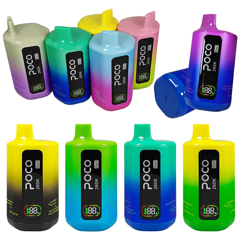 POCO 260K Caladas Puff 6 in 1 Comprar Vape Cigarrillo Electrónico Desechable almacén Europa 3 POCO 260K Caladas Puff 6 in 1 Comprar Vape