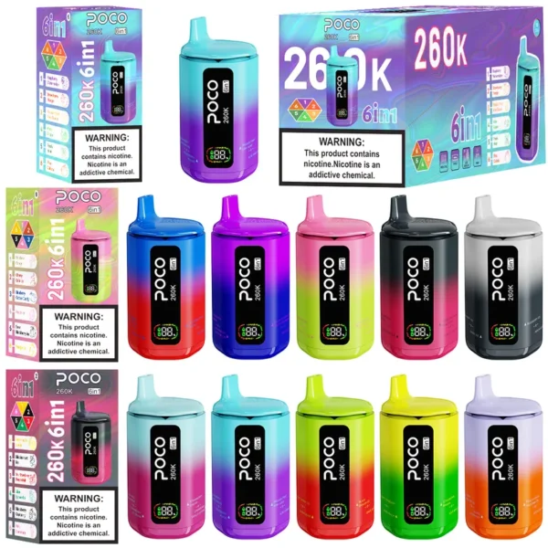 POCO 260K Caladas Puff 6 in 1 Comprar Vape