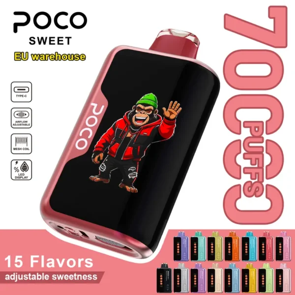 POCO 70K Caladas Puff Sweet Comprar Vape