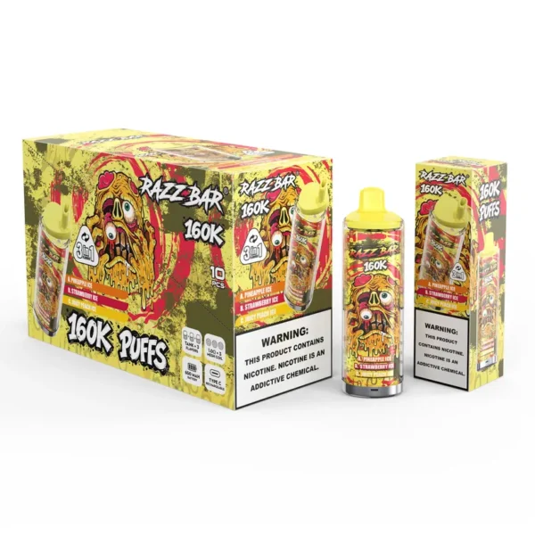 Razz Bar 160K Puffs 3 in 1 Buy Disposable Vape