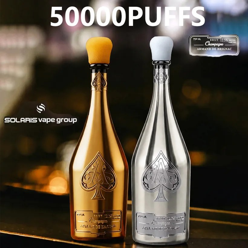 Solaris Champagne 50000 Caladas 50k Puffs Armand De Brignac Comprar vape desechable al por mayor 2 Solaris Champagne 50000 Caladas 50k Puffs Armand De Brignac