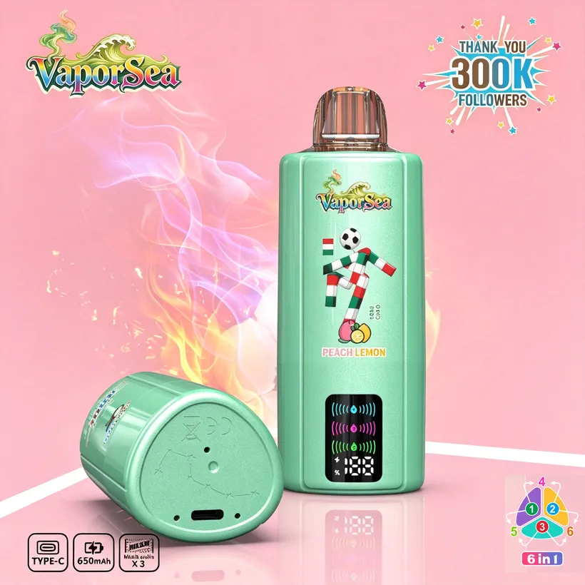 Vaporsea 300K Caladas Puffs 6 in 1 Comprar vape bdesechables al por mayor 2 Vaporsea 300K Caladas Puffs 6 in 1 Comprar vape