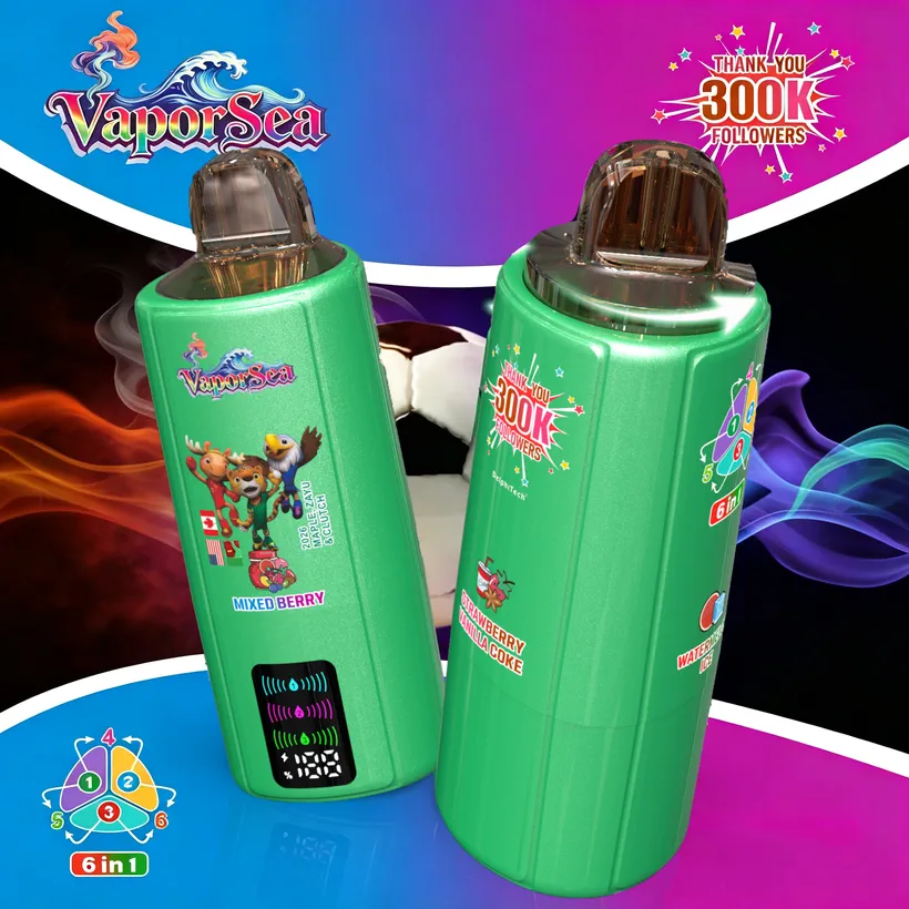 Vaporsea 300K Caladas Puffs 6 in 1 Comprar vape bdesechables al por mayor 7 Vaporsea 300K Caladas Puffs 6 in 1 Comprar vape